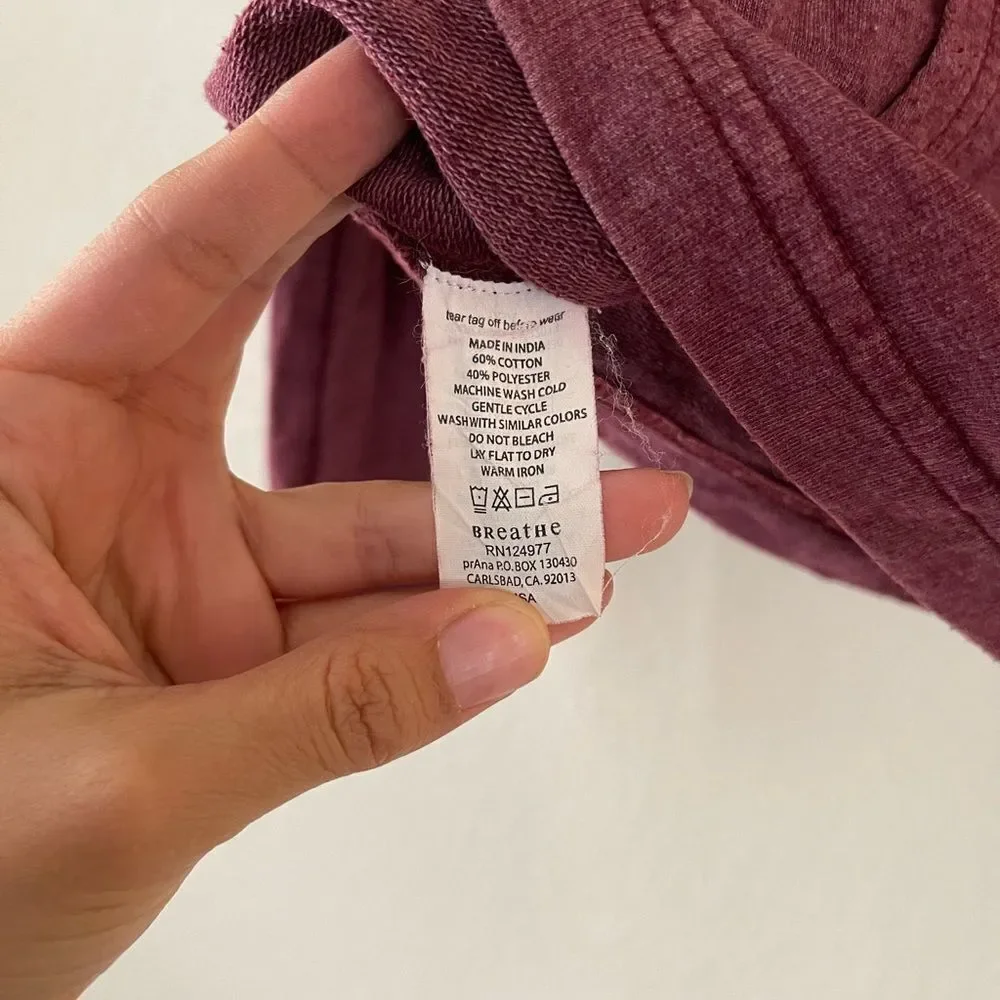 ‎Prana womens embroidered boho hoodie